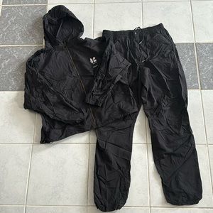 Uniqlo Disney Black windbreaker jacket and pants